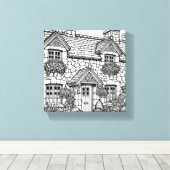 テラスハウス#43 キャンバスプリント (インサイチュ (ウッドフロア))