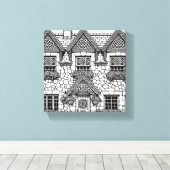 テラスハウス#44 キャンバスプリント (インサイチュ (ウッドフロア))