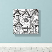 テラスハウス#45 キャンバスプリント (インサイチュ (ウッドフロア))