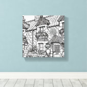 テラスハウス#50 キャンバスプリント (インサイチュ (ウッドフロア))