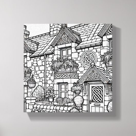 テラスハウス#50 キャンバスプリント (正面)