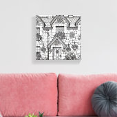 テラスハウス#7 キャンバスプリント (インサイチュ (リビング))