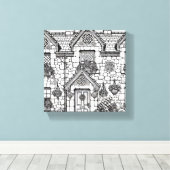 テラスハウス#7 キャンバスプリント (インサイチュ (ウッドフロア))