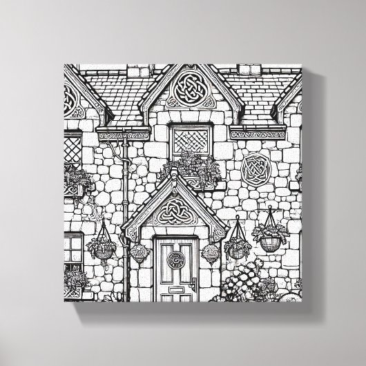 テラスハウス#7 キャンバスプリント (正面)