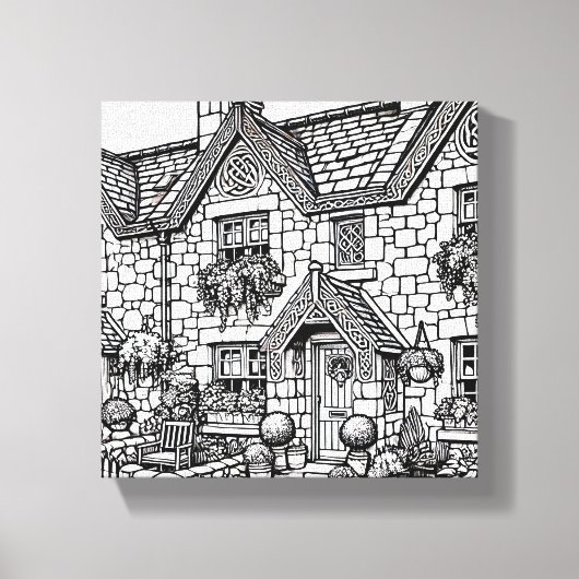 テラスハウス#8 キャンバスプリント (正面)