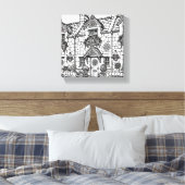 テラスハウス#9 キャンバスプリント (インサイチュ (寝室))