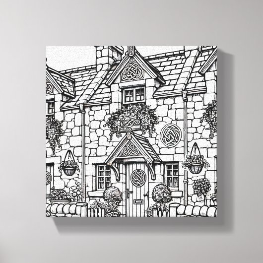 テラスハウス#9 キャンバスプリント (正面)