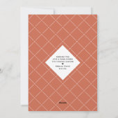 テラスモダンコタエレガントクリスマスフォトホリデーC シーズンカード (裏面)