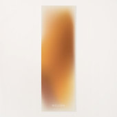 テラスモダンコッタオレンジグラデグラデーションーションフィットネス ヨガマット (正面)