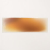 テラスモダンコッタオレンジグラデグラデーションーションフィットネス ヨガマット (正面(横))