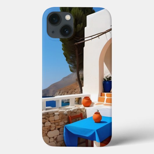テラス地中海のビュー Case-Mate iPhoneケース (裏面)