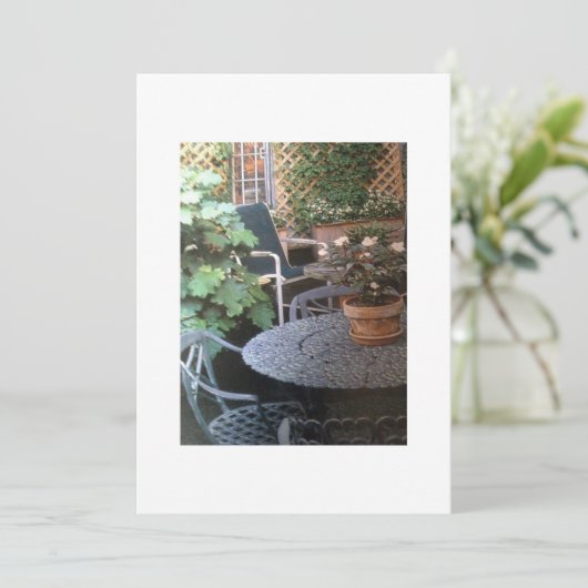 テラス設置パーティの招待状 招待状 (スタンド正面)