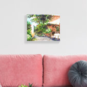 テラス・オブ・ザ・マナーハウス,ヨーク キャンバスプリント (インサイチュ (リビング))