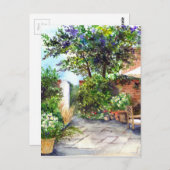 テラス・オブ・ザ・マナーハウス，ヨーク ポストカード (正面/裏面)