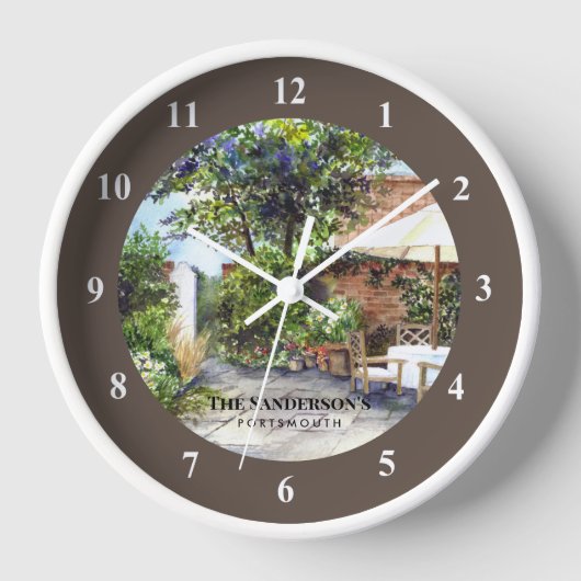 テラス・オブ・ザ・マナーハウス，ヨーク 壁時計 (正面)