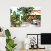 テラス・オブ・ザ・マナーハウスinヘッリントン・ヨーク ポスター (ホームオフィス)