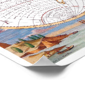 テラス・グローブのアーカイブ・ポスターの新しい地図 ポスター (角)