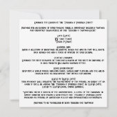 👻🍷 「テラス&テースティングスイベント」🍷👻ハロウィーン 招待状 (裏面)