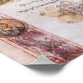 テラス， Exultet Iより， c.1030 ポスター (角)