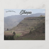 テラセドリッジニアラリベラエチオピア葉書 ポストカード (正面)