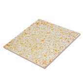 テラゾイエローオレンジホワイトスミニマルトモダンーン タイル (側面)