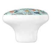 テラゾインブルー セラミックノブ (側面)