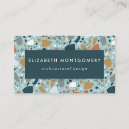 テラゾインブルー 名刺