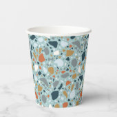 テラゾインブルー 紙コップ (裏面)