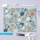 テラゾインブルー 薄葉紙 (クラフト)