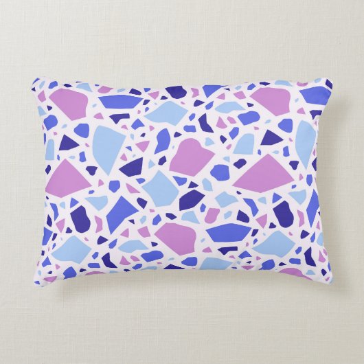 テラゾカラフルパターン アクセントクッション (正面)