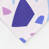 テラゾカラフルパターン フリースブランケット (角)