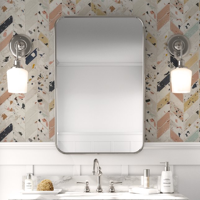 テラゾシボ数々のロン色タイル 壁紙 (クリエイターアップロード済み)