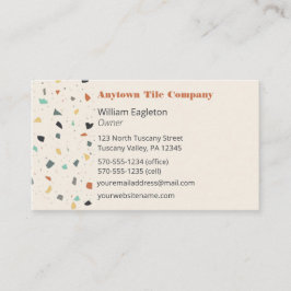 テラゾタイルメイソン、タイル層 名刺