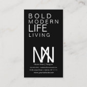 テラゾチータホームインテリアデザイナースタイリスト 名刺 (裏面)