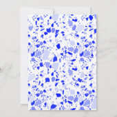 テラゾハンドドローカスタムドバーバルミツワー 招待状 (裏面)