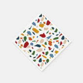 テラゾパタカラフルン スタンダードカクテルナプキン (角)