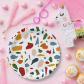 テラゾパタカラフルン ペーパープレート (パーティー)