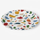 テラゾパタカラフルン ペーパープレート (アングル)