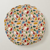 テラゾパタカラフルン ラウンドクッション (裏面)