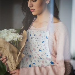 テラゾパターンニュートラルエレガントナチュラル エプロン