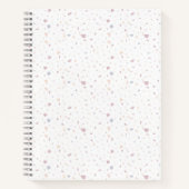 テラゾパターンニュートラルエレガントナチュラル ノートブック (正面)