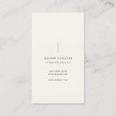 テラゾパターンニュートラルエレガントナチュラル 名刺 (裏面)