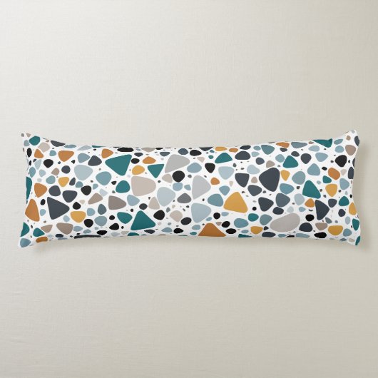 テラゾパターン ボディピロー (正面)