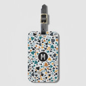 テラゾパターン ラゲッジタグ (正面縦)