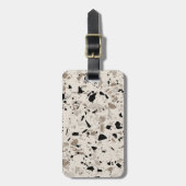 テラゾパターン ラゲッジタグ (正面縦)