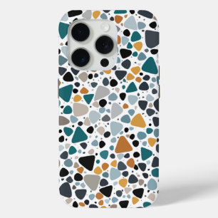 テラゾパターン iPhone 15 PROケース