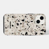 テラゾパターン iPhoneケース (裏面横)