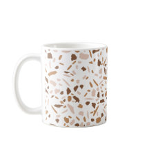 テラゾブラウンとベージュとホワイト