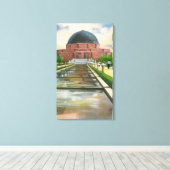 テラゾプロムナードAdlerプラネタリウムの眺め キャンバスプリント (インサイチュ (ウッドフロア))