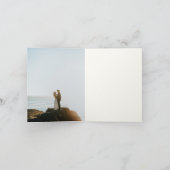 テラゾモダンス結婚ラブサンキューカード カード (内部)